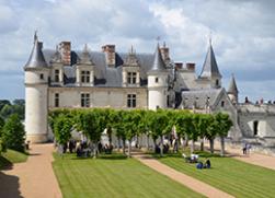 chateau of amboise in the loire valley