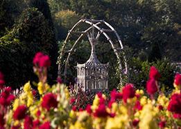 Vegetable garden at Chateau of Chenonceau in the Loire Valley